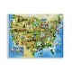 preview thumbnail 1 of 5, Stupell US History Landmark Map Wall Plaque Art Design By Joseph Burgess 14 x 11