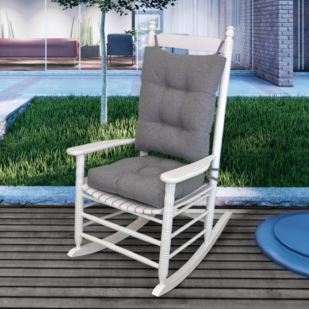 Klear Vu Outdoor Performance Fabric Rocking Chair Cushion Set