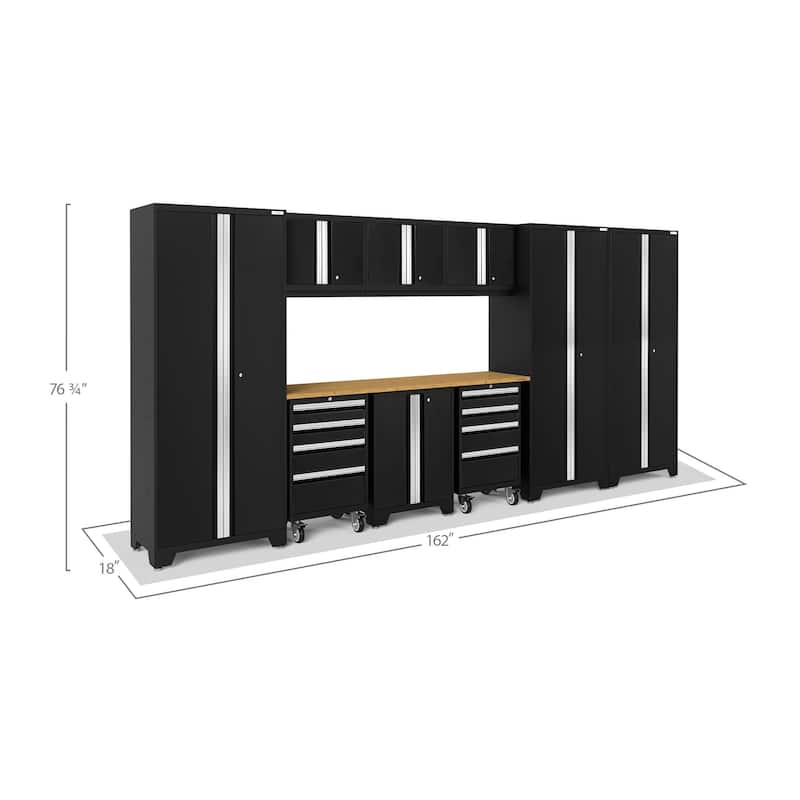 NewAge Products Bold Series 10-pc. Steel Garage Cabinet Set