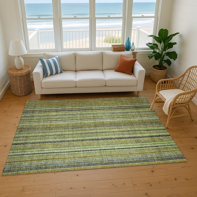 Premium Washable Super Soft Striped Mayfield Rug
