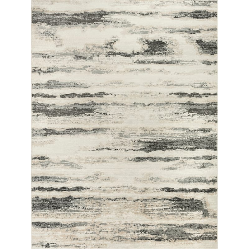 Nourison Serenity Home Indoor only Abstract Area Rug - 9' x 12' - Grey/Multicolor