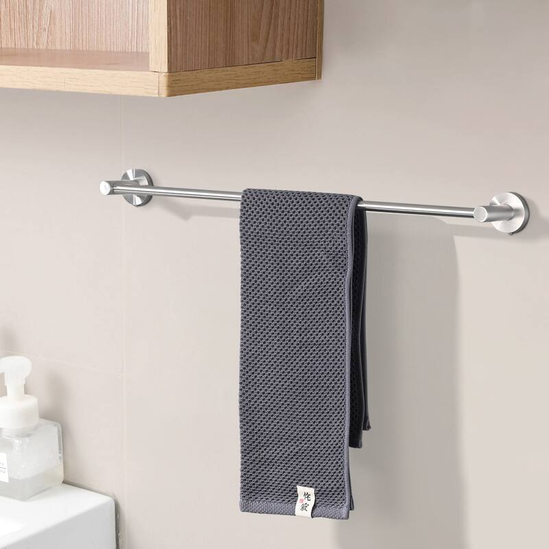 Topcraft Wall Mounted Stainless Steel Bathroom 4-Piece Hardware Accessory Set