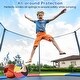 preview thumbnail 18 of 17, Gymax 12FT Trampoline Spring Cover w/Split Design Waterproof Surface