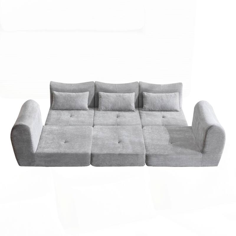 Modular Cloud Sofa, Convertible Folding Sofa Bed