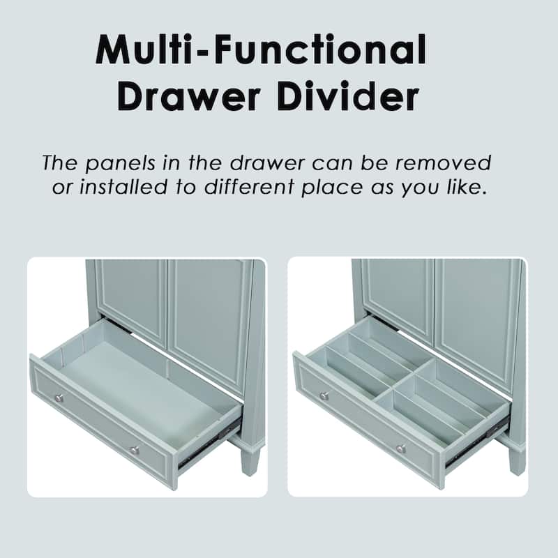 30" Bathroom Vanity with Sink Combo, Multi-functional Bathroom Cabinet with Doors and Drawer