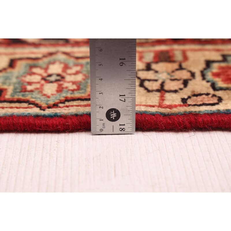 ECARPETGALLERY Hand-knotted Andelz Red Wool Rug - 3'11 x 6'4