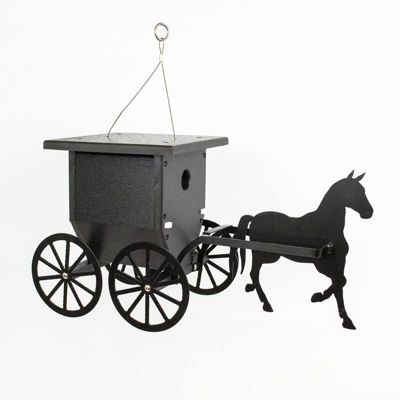 OUTDOOR LEISURE PRODUCTS Buggy Wren Bird House Model GM36BK Made of High Density Poly Resin