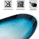 preview thumbnail 51 of 77, Eclife Artistic Vessel Sinks for Bathroom Vanity Tempered Glass Ceramic Basin