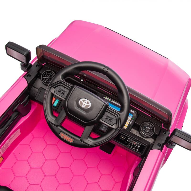 12V Kids Ride On Car W/Parents Control,Licensed Toyota LC250 2024,Four-wheel suspension,Adjustable volume,For Kids Aged 2-4