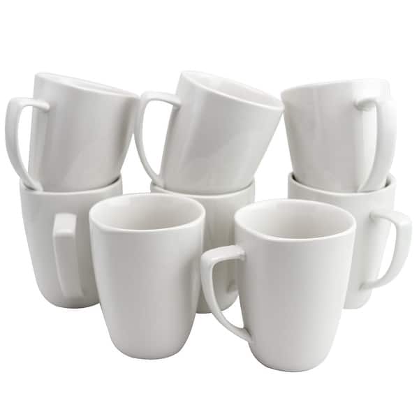 Gibson Zen Buffetware 8 Piece Ceramic 12 Ounce Mug Set - Bed Bath & Beyond  - 32036128
