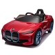preview thumbnail 41 of 78, Licensed BMW I4 Kids Ride-On Car with Remote Control, 12V Battery, and LED Lights
