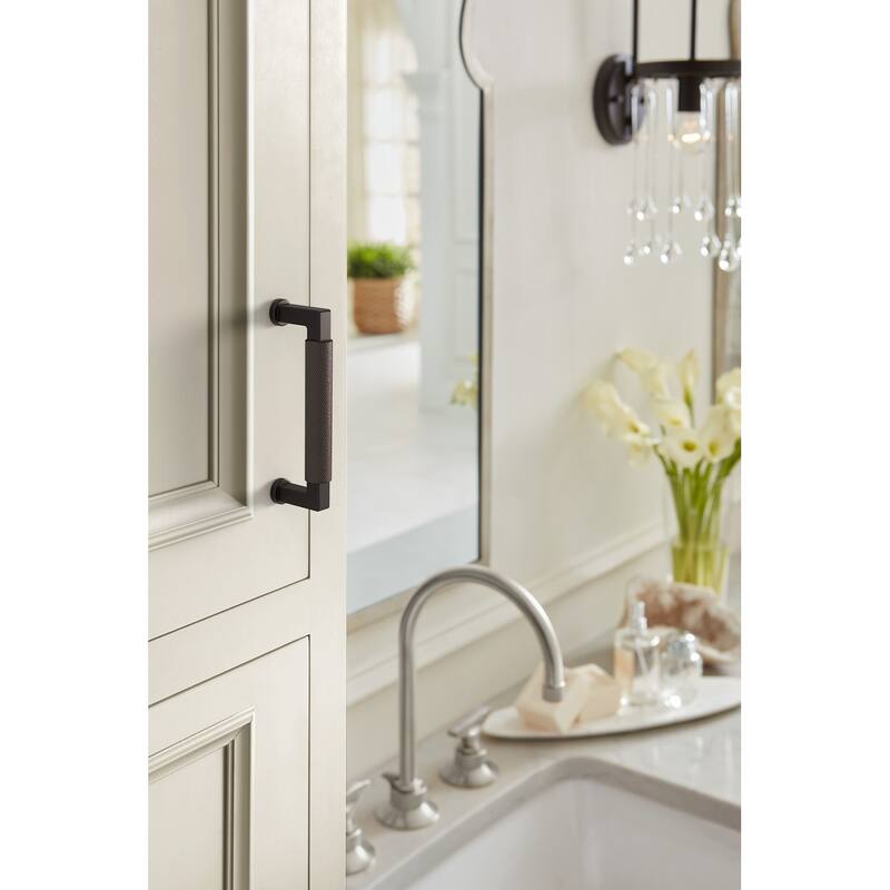 Amerock BP37623 Balata 3-3/4" Center to Center Knurled Handle Cabinet