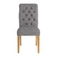 preview thumbnail 16 of 38, Benchwright Premium Tufted Rolled Back Parsons Chairs (Set of 2) by iNSPIRE Q Artisan