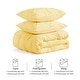 preview thumbnail 42 of 65, 3 Piece Reversible Pintuck Pinch Pleat Bohemia and Tufted Clipped Comforter Set