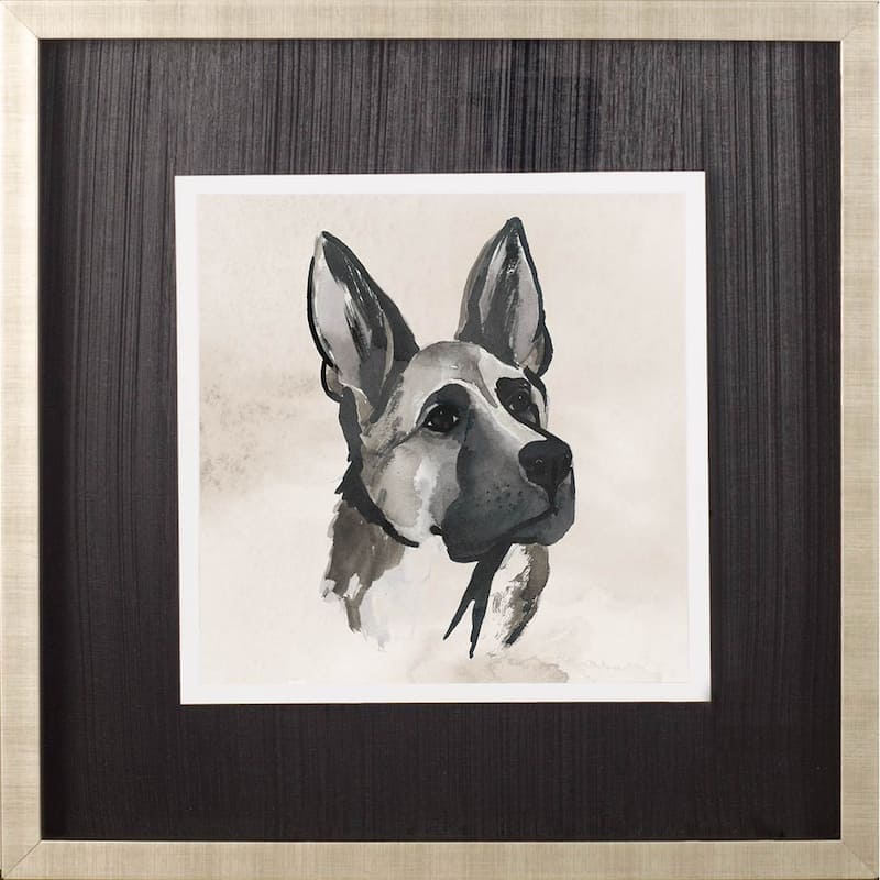 Small Inked Dogs IV Framed Art Print
