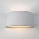 preview thumbnail 1 of 7, 14.25"W Shield Nicosia Up Down Light Wall Sconce Damp Rated for Indoor or Covered Outdoor Use by A19 Bisque White