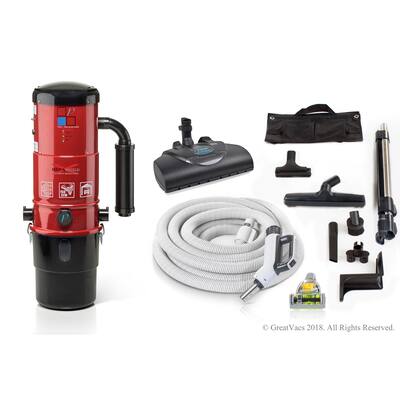 Prolux CV12000 Central Vacuum Unit System with Prolux Power Nozzle Kit and 25 Year Warranty