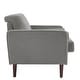 preview thumbnail 16 of 51, Modern Upholstered Corduroy Accent Chair With Arms Pillows