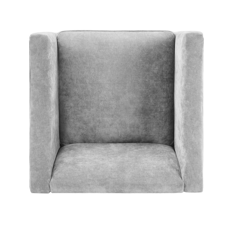 Christopher Knight Home - Barrel Modern Upholstered Accent Chair with Ergonomic Comfort.