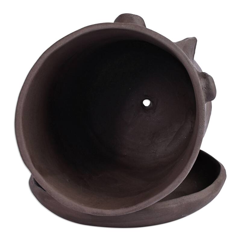 Novica Handmade Round Faces Ceramic Vase