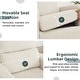 preview thumbnail 23 of 40, Swivel Manual Recliner Chair Teddy Fabric Nursery Glider Rocking Recliner Set of 2