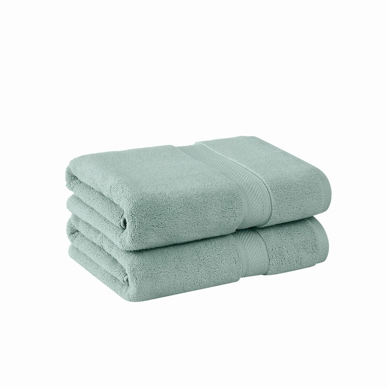Royal Velvet Regal Plush Towel Collection - 2 Bath Sheets - Sea Mist
