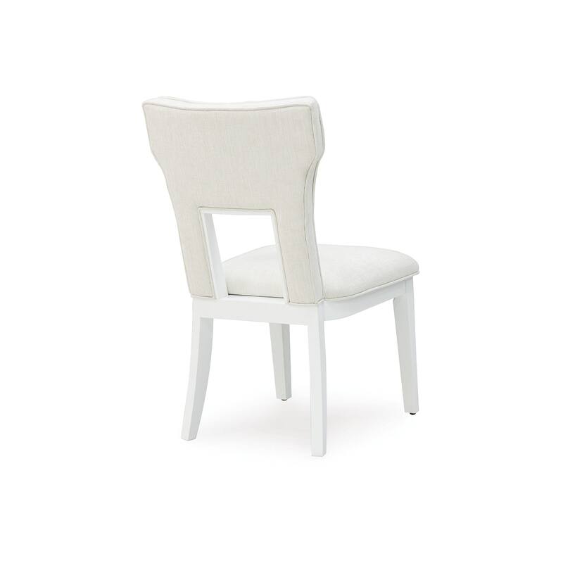 Signature Design by Ashley Chalanna White Dining Upholstered Side Chair (Set of 2) - 20.5" W x 26.88" D x 37.13" H