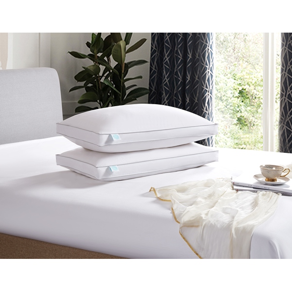 Martha Stewart White Feather and Down Pillows Set of 2 On Sale