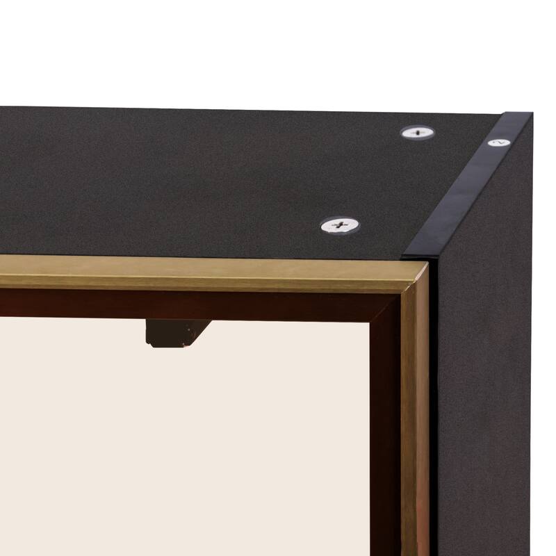 Large-Capacity Spice Rack Wall Mounted Storage Cabinet, Black Hanging Kitchen Pantry with Up-Flip Door