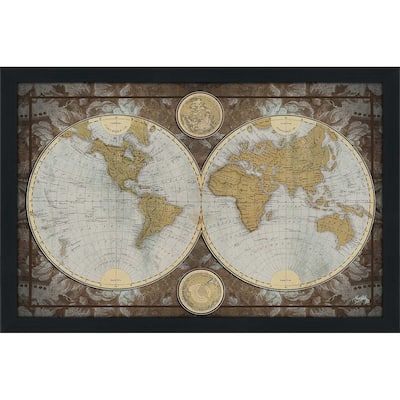 "World Map (Horizontal)" Print on Acrylic