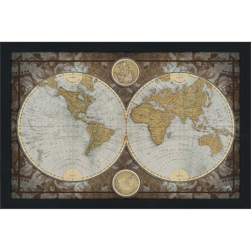 "World Map (Horizontal)" Print on Acrylic