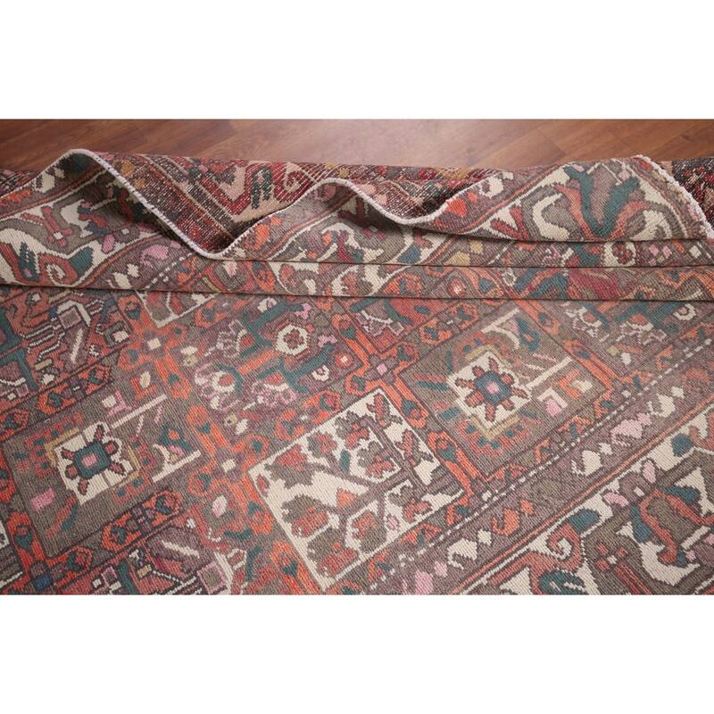 Garden Design Bakhtiari Persian Vintage Ug Hand-Knotted Wool Carpet - 5'2"x 9'6"