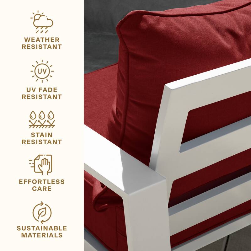 Outdoor Deep Seating Lounge Chair Cushion