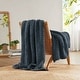 preview thumbnail 63 of 93, Madison Park Hand Made Chunky Double Knit Throw Blanket