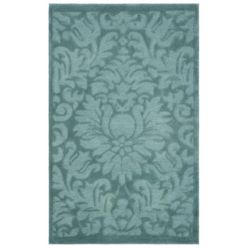 SAFAVIEH Handmade Total Performance Zhana Traditional Oriental Rug - 3' x 5' - Grey/Blue - Rectangle
