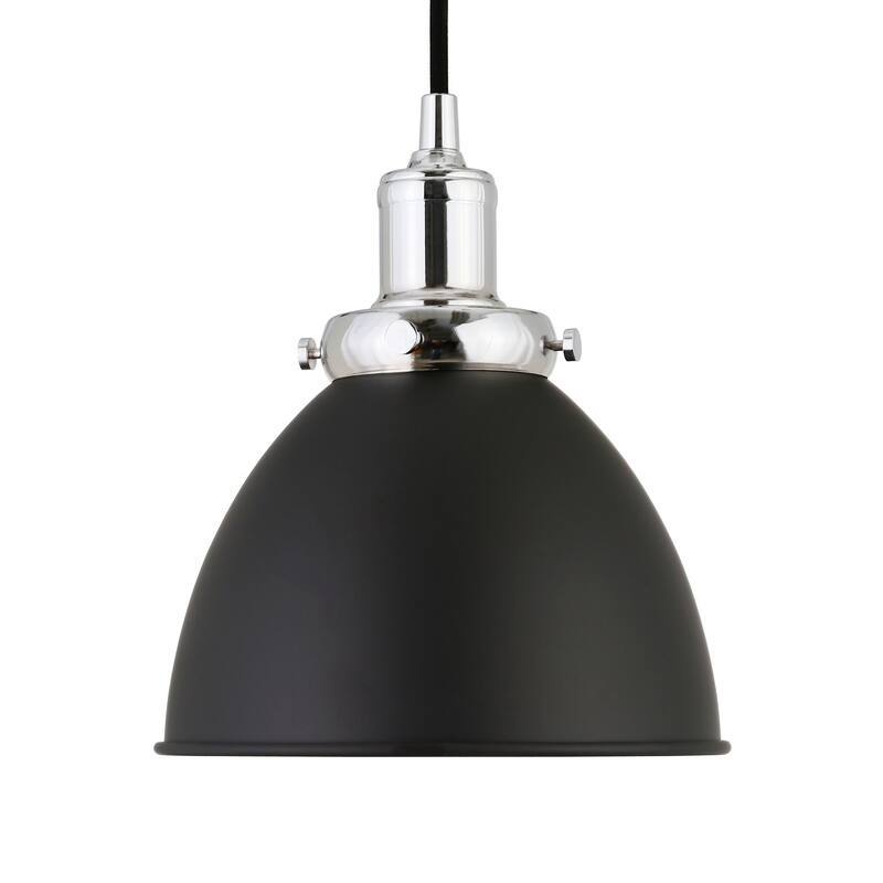 Madison 8" Wide Pendant with Metal Shade