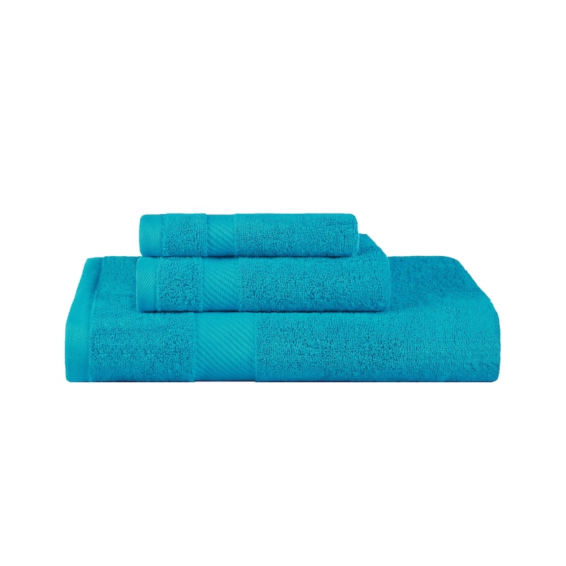 Luxury Egyptian Cotton Solid 3 Piece Bath Towel Set by Superior