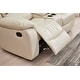 preview thumbnail 24 of 23, Betsy Furniture 3 Piece Bonded Leather Reclining Living Room Set, Sofa, Loveseat and Glider Chair