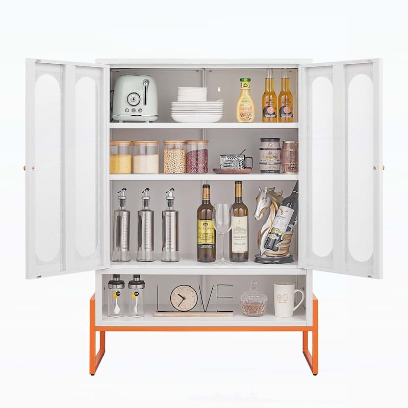 Modern Minimalist Double Door Shoe Cabinet