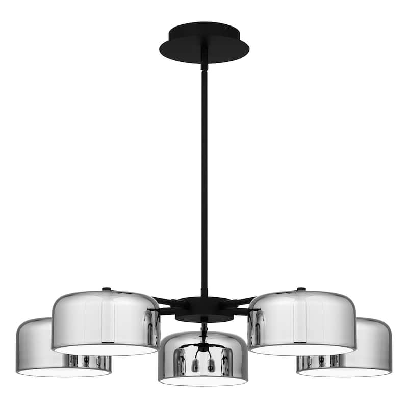 Quoizel Gabriel Chandelier in Matte Black