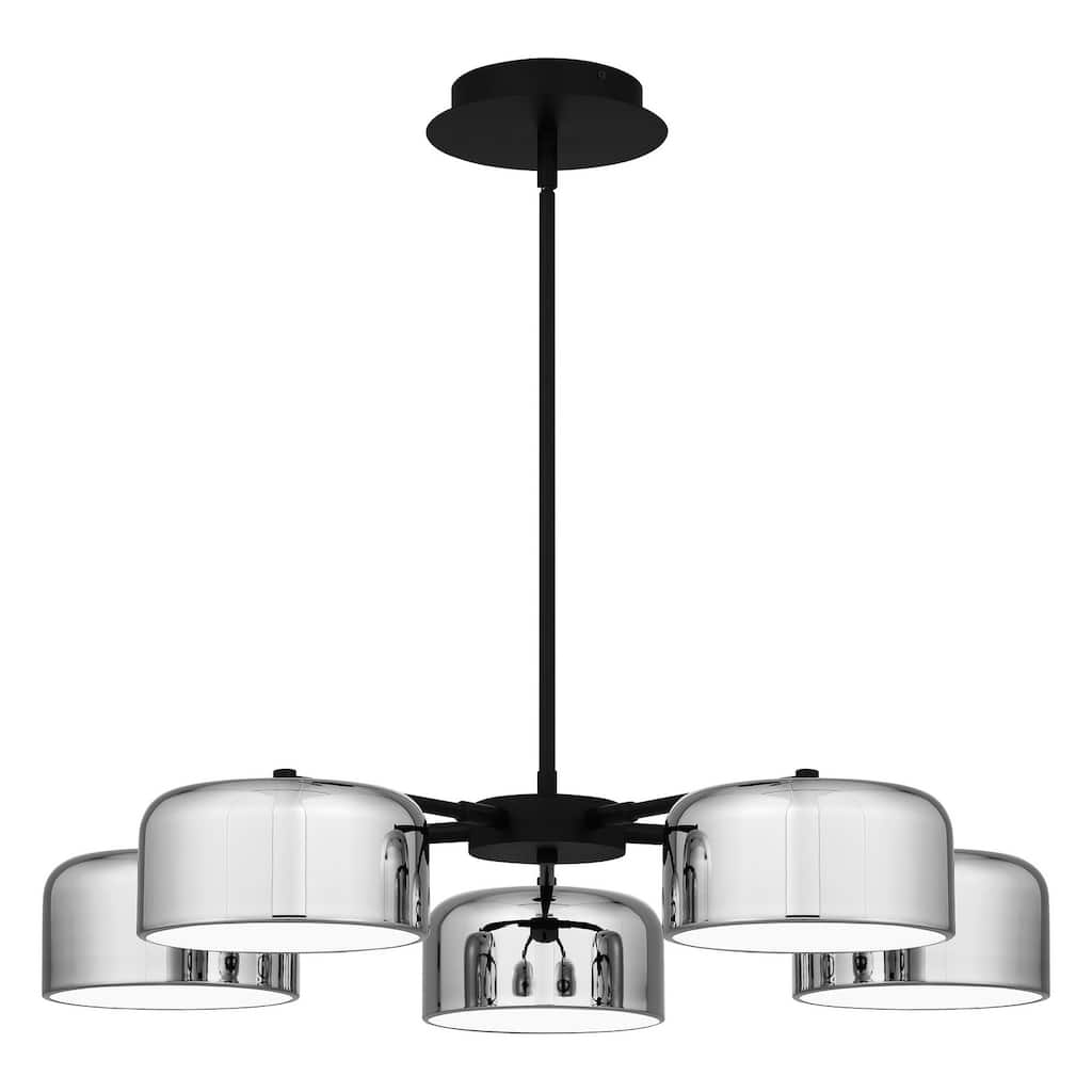 Quoizel Gabriel Chandelier in Matte Black