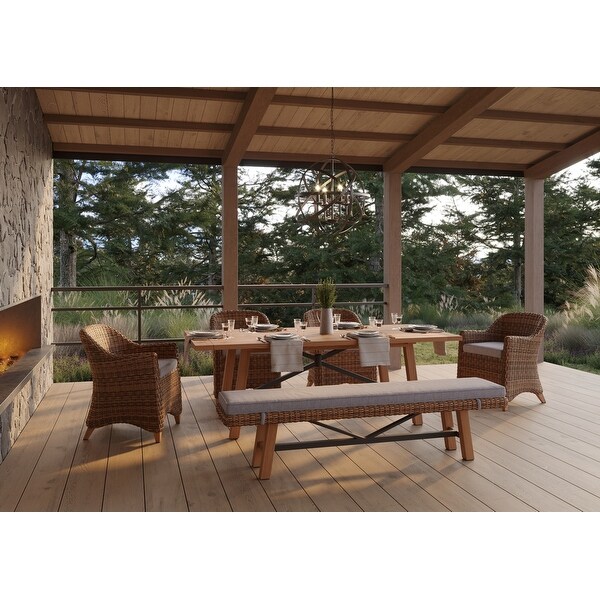 Dining room table best sale with captain chairs