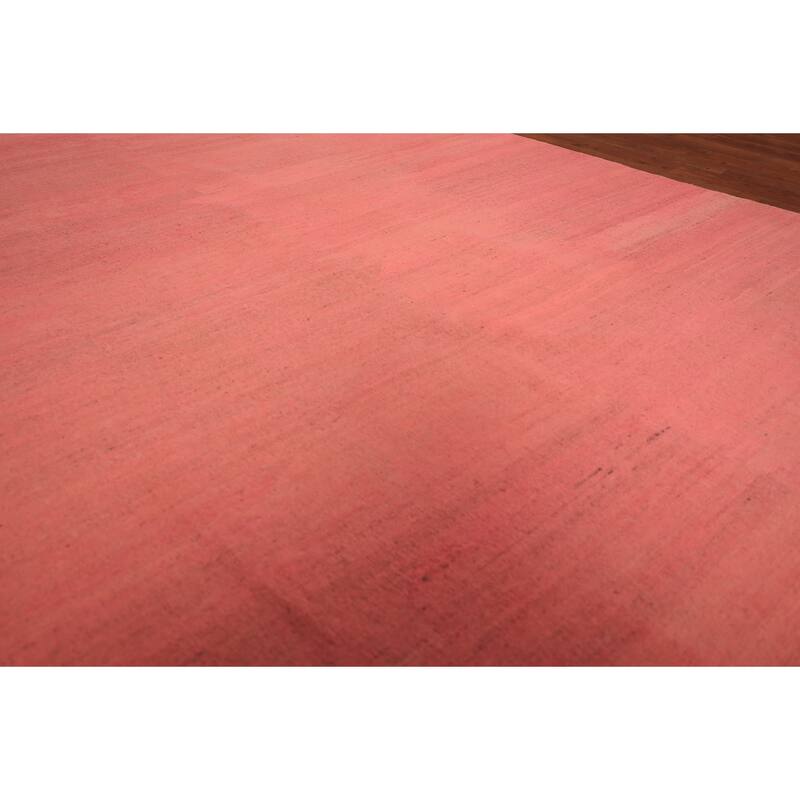 Pink Gabbeh Modern Area Rug Handmade Wool Carpet - 6'6" x 9'9"