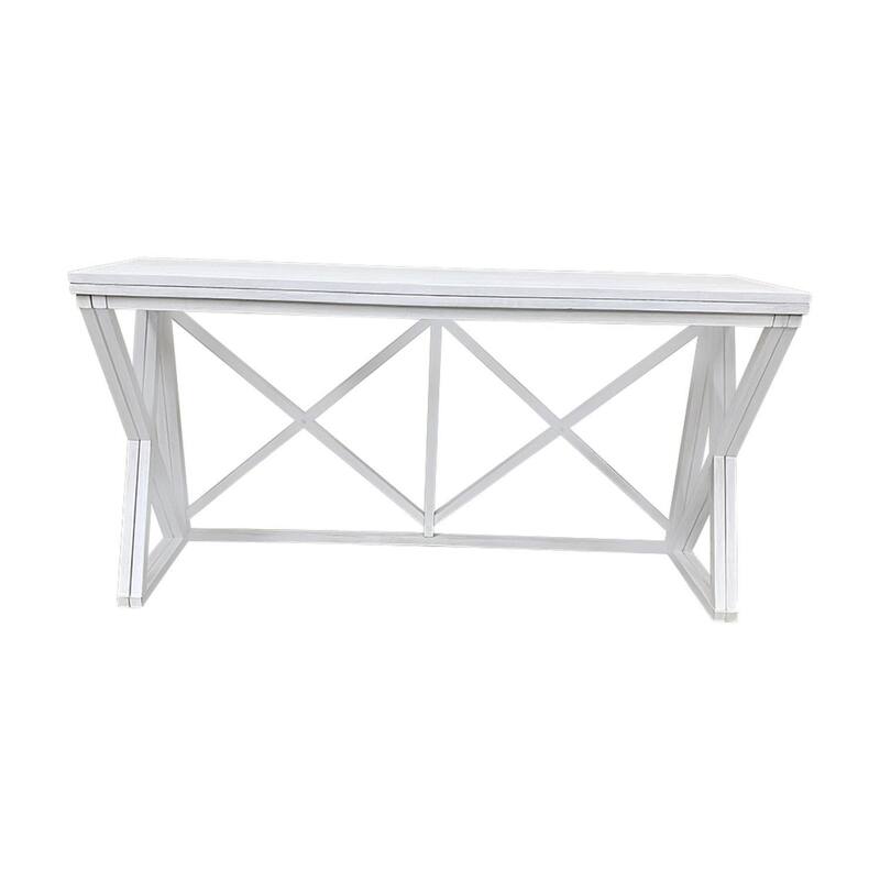 Rectangular Flip Top Bar Table - 70.75" - White