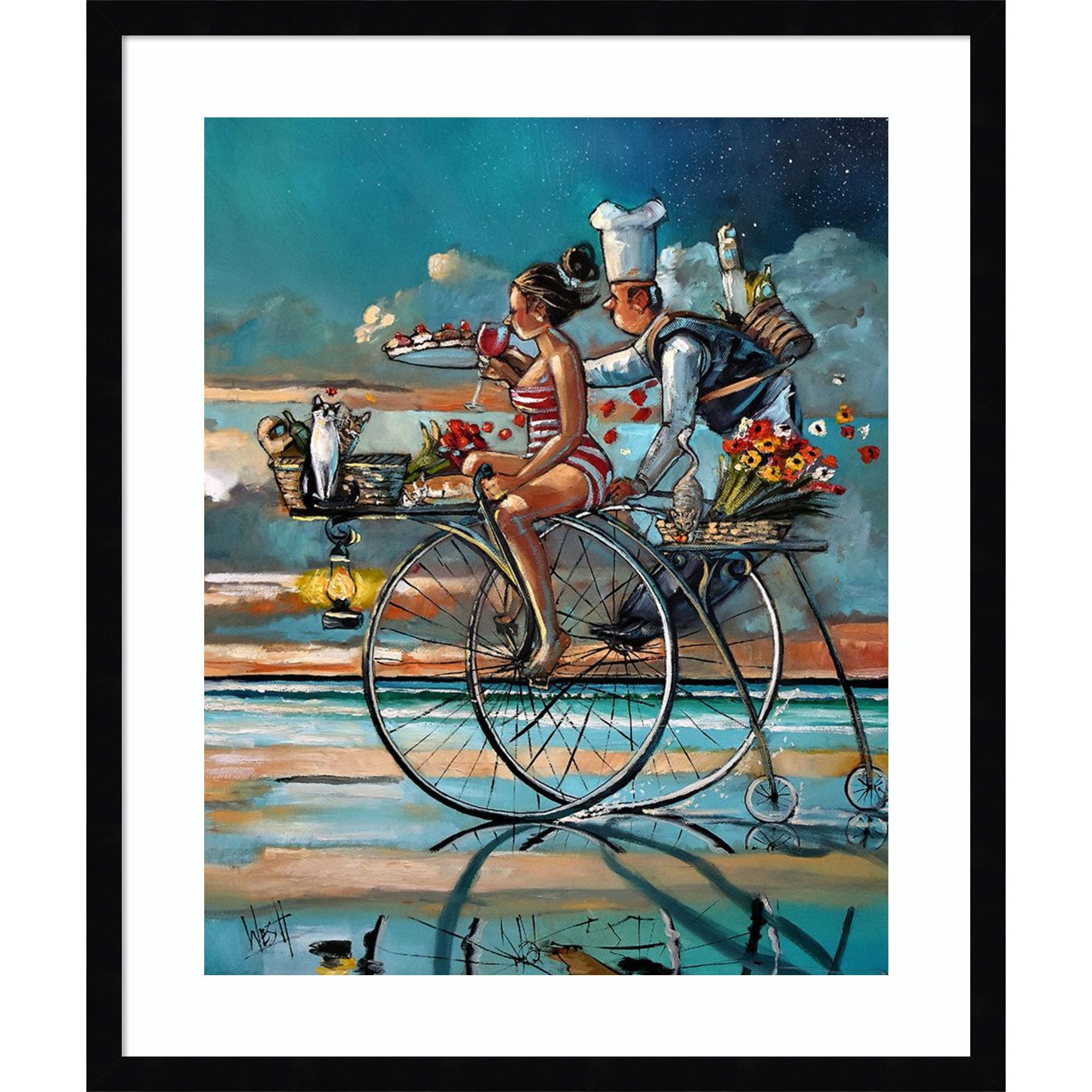 Zaans Dream by Ronald West Wood Framed Wall Art Print