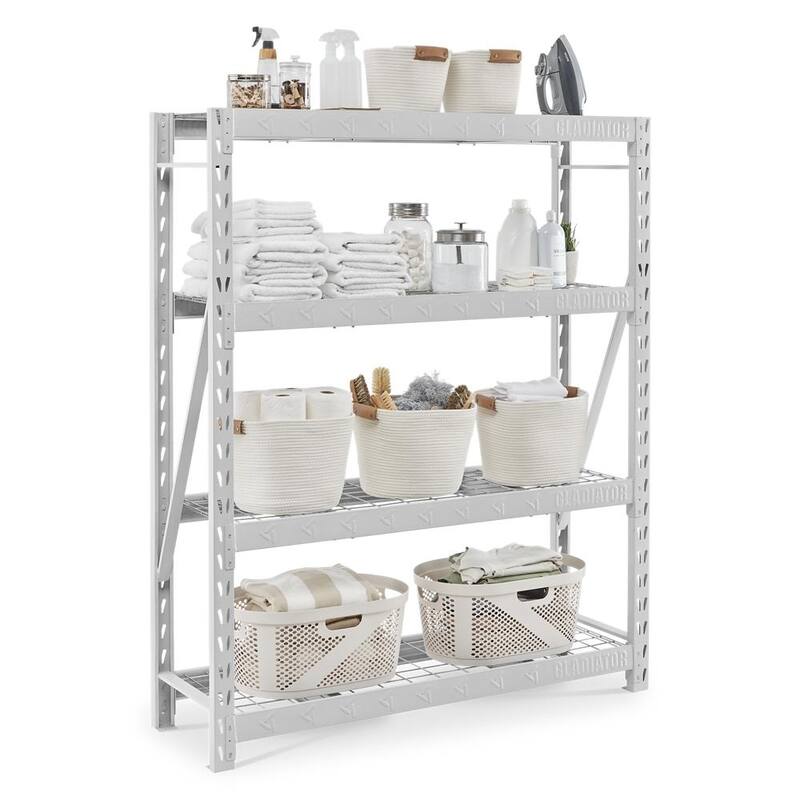 Gladiator GarageWorks 60- inch Wide Heavy Duty Rack with 4 Shelves