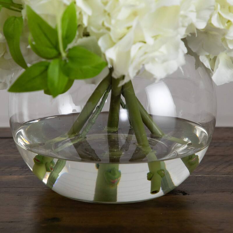 18-in Artificial Hydrangea Arrangement in Vase