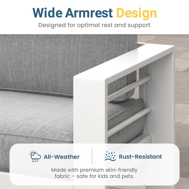 Royalcraft Aluminum Outdoor Loveseat