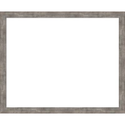 Amanti Art Marred Pewter Framed Dry Erase Magnetic Board