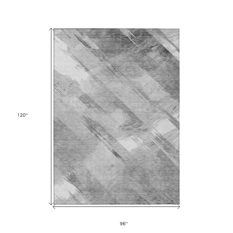 HomeRoots Striped Transitional Rectangle Outdoor Rug